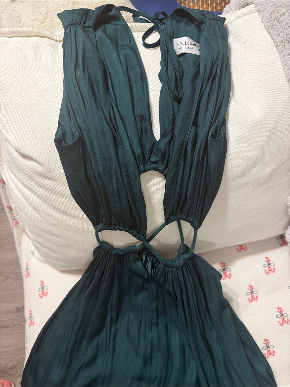 HELLO MOLLY Dark Green Maxi Dress